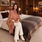 Natural Yak Wool Bed Throws — Hand-loomed to Order