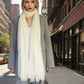 Coconut Milk Cashmere Wrap | Lightweight Shawl