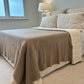 Natural Tan — Cashmere Bed Throw / Blanket