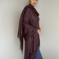 Premium Earth Brown Handloom Cashmere Wrap - Luxury Designer Shawl