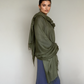 Olive Green Handloom Cashmere Wrap - Luxury Scarf | Cashmere Luxe
