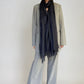 Premium Storm Cloud Cashmere Wrap - Luxury Lightweight Designer Shawl