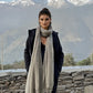 Taupe Cashmere Wrap | 100% Handwoven Luxury Pashmina Shawl