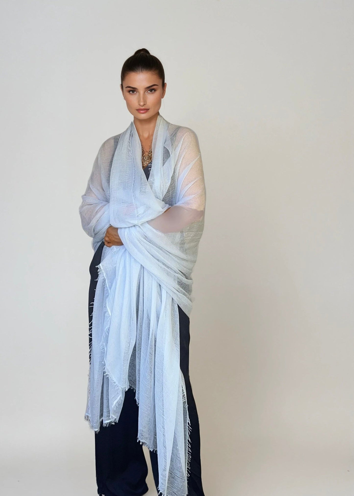 Blue Haze | Lightweight Shawl