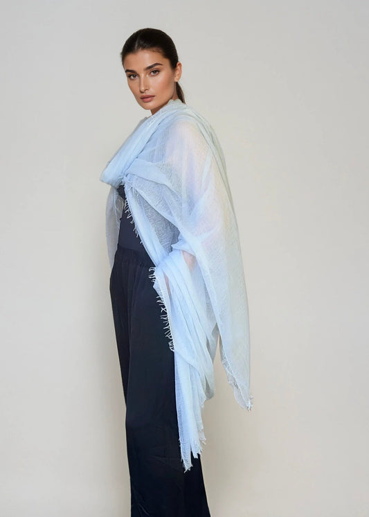 Blue Haze | Lightweight Shawl