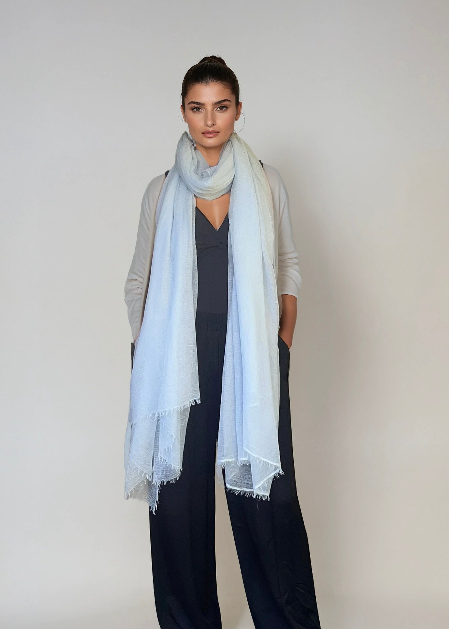 Blue Haze | Lightweight Shawl