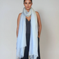 Premium Blue Haze Cashmere Wrap - Luxury Lightweight Designer Shawl