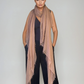 Premium Sunset Bronze Cashmere Wrap - Luxury Lightweight Designer Shawl