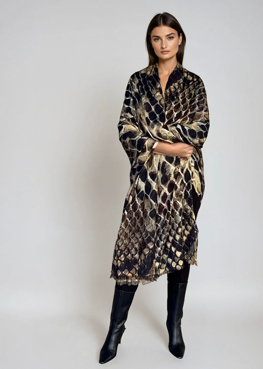 Snake Print Travel Wrap