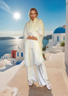 Coconut Milk Extra-large Lightweight Cashmere Wrap