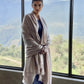 Heavyweight Plant-Dyed Cashmere Wrap - Natural