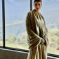 Heavyweight Plant-Dyed Cashmere Wrap | Mustard