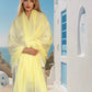 Premium Marigold Mist Cashmere Wrap - Luxury Lightweight Designer Shawl