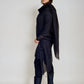 Premium Black Pure Cashmere Wrap - Handwoven Himalayan Luxury Scarf