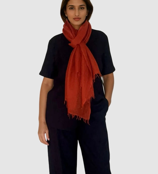 Copper Cashmere Scarf