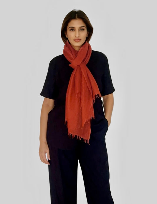 Copper Cashmere Scarf