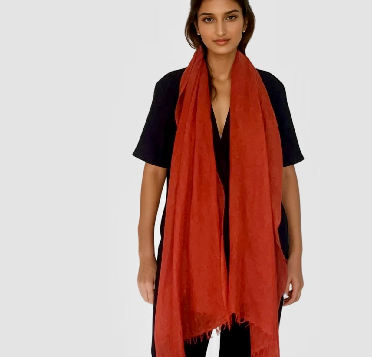 Copper Cashmere Scarf