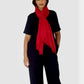 Cheery Red Cashmere Scarf