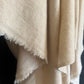 Cream Cashmere Bed Throw