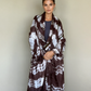 Hand Woven Cashmere Wrap - Earth Brown Forest Green | Cashmere Luxe