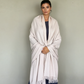 Heavyweight Plant-Dyed Cashmere Wrap - Natural