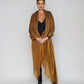 Premium Burnt Bronze Handloom Cashmere Wrap - Luxury Designer Scarf