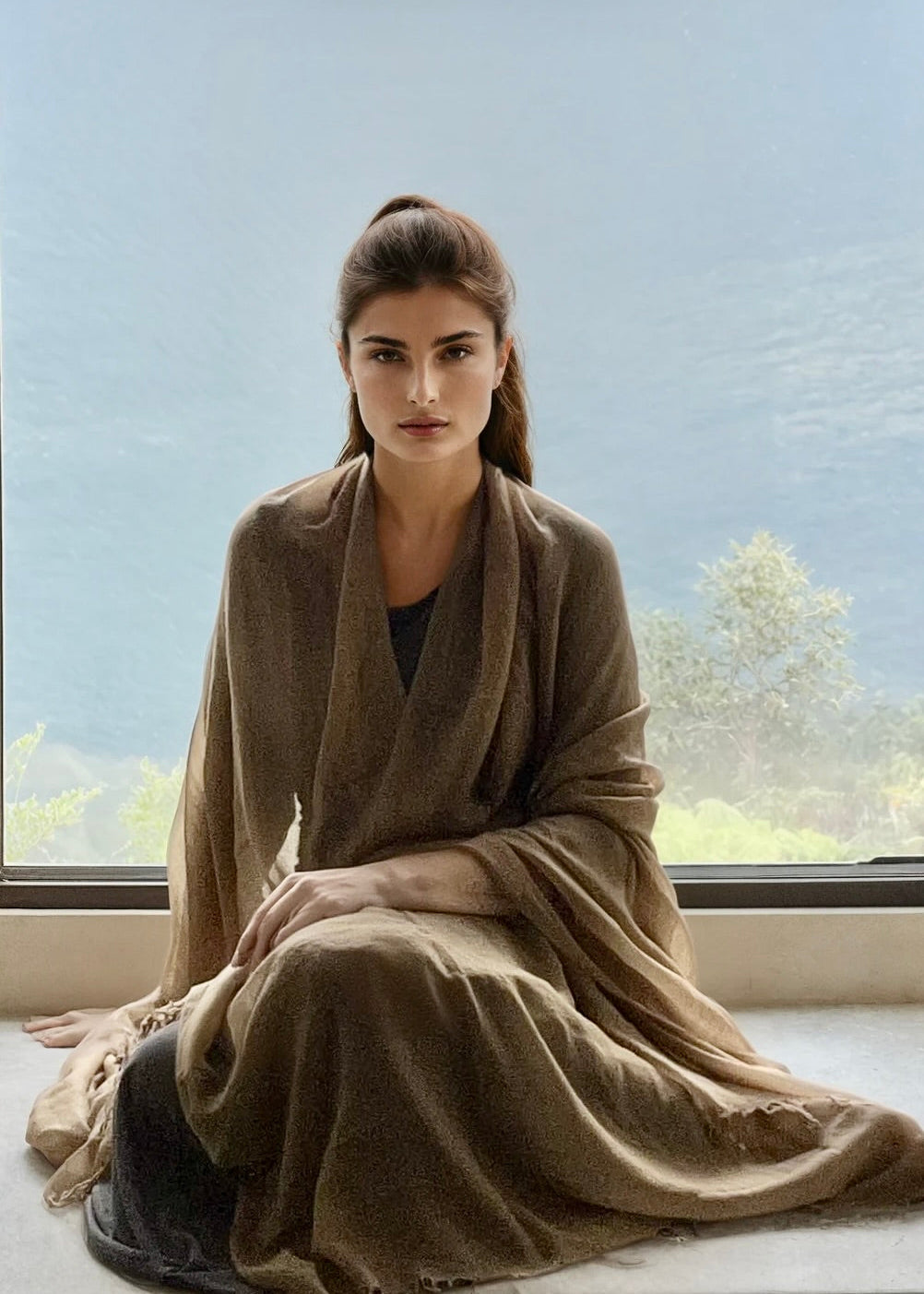 Biscotti Cashmere Wrap | 100% Handwoven Luxury Shawl