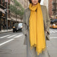 Saffron | |Handloom Luxury Scarf Wrap