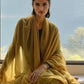 Saffron Cashmere Wrap – Handloom Himalayan Luxury Scarf