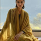 Saffron Cashmere Wrap – Handloom Himalayan Luxury Scarf