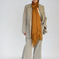 Burnt Bronze Handloom Cashmere Wrap - Luxury Scarf | Cashmere Luxe