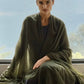 Olive Green Handloom Cashmere Wrap - Luxury Scarf | Cashmere Luxe