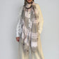Taupe & Soft Pink | Hand-Woven Extra Large Cashmere Wrap | Limited Edition