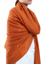 TRAVEL WRAP RUST - Cashmere Luxe