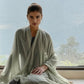 Premium Celadon Pure Cashmere Wrap - Handwoven Himalayan Luxury Scarf