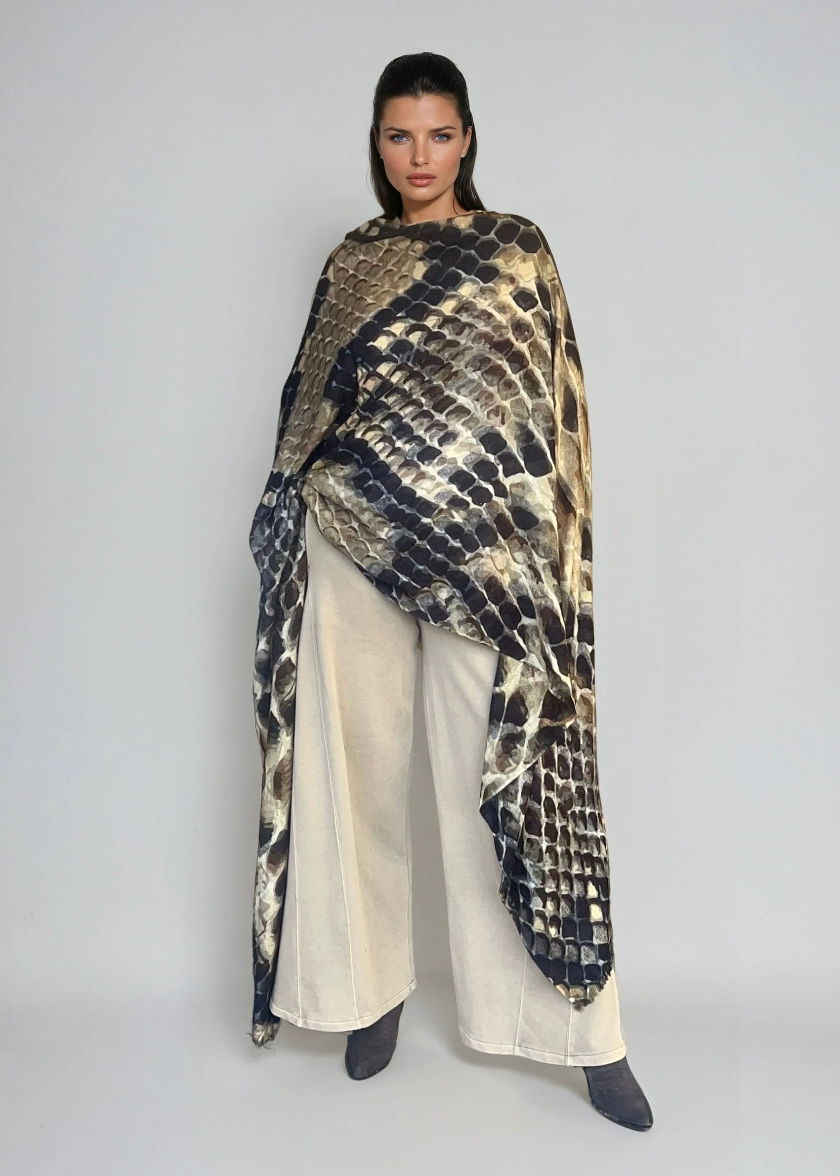 Snake Print Travel Wrap