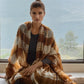 Premium Bronze Brown Cashmere Wrap – Handwoven Himalayan Limited Edition