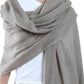 TRAVEL WRAP TAUPE - Cashmere Luxe