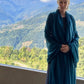 Petrol Teal Cashmere Wrap – Handloom Himalayan Luxury Scarf