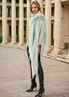 PURE CASHMERE WRAP CELADON