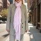 LAVENDER Pure Cashmere Wrap / Hand-loomed Luxury Scarf
