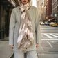 Taupe & Soft Pink | Hand-Woven Extra Large Cashmere Wrap | Limited Edition