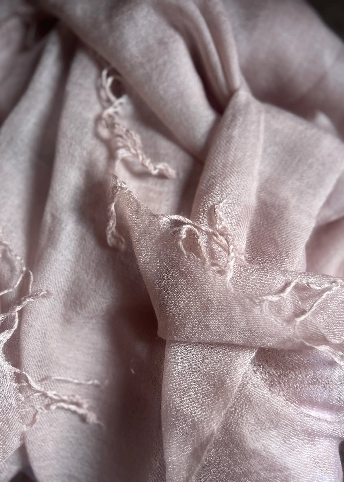 Lavender Grey Cashmere Wrap – Handwoven Himalayan Luxury Shawl