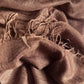 Earth Brown Handwoven Cashmere Wrap