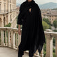 PURE CASHMERE WRAP BLACK