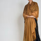 Premium Burnt Bronze Handloom Cashmere Wrap - Luxury Designer Scarf