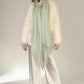 Premium Celadon Pure Cashmere Wrap - Handwoven Himalayan Luxury Scarf