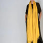 Premium Saffron Handloom Cashmere Wrap - Luxury Designer Scarf