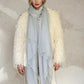 Premium Light Grey Pure Cashmere Wrap - Handwoven Himalayan Luxury Scarf