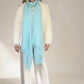 REINES KASCHMIR-OPALBLAUES WRAP